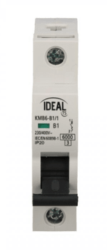 Kanlux Preobremenilno odklopno stikalo 1P B 1A 6kA AC KMB6-B1/1 VDE 23175