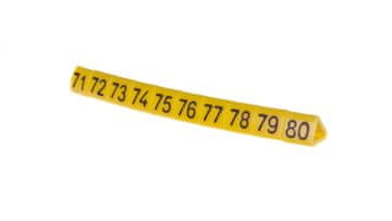 shumee Označevalnik kablov OZ-1/71-80 rumen E04ZP-01020201800 /100 kosov/