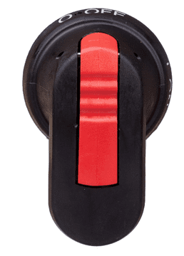 ABB Vmesni ročaj črne barve 65 mm za OT90A-160 OHB65J6 1SCA022380R9660