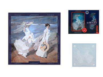 Carmani Stekleni podstavek - J. Sorolla, Sprehod ob morski obali (Carmani)