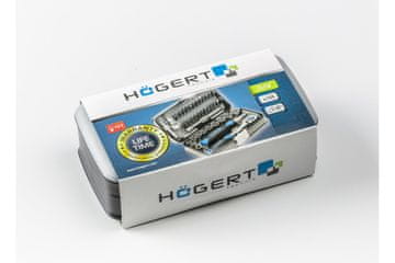 Hoegert HT1R462 set bitov in nasadnih ključev 1/4" 38-delni