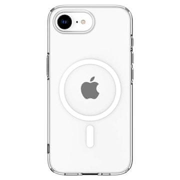 Spigen Crystal Flex MagFit ovitek za telefon iPhone 17e/16e, Clear White (ACS09127)