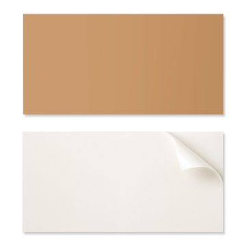 COLORAY Samolepilna vinilna plošča s potiskom za dnevno sobo 120x60 cm oranžne barve