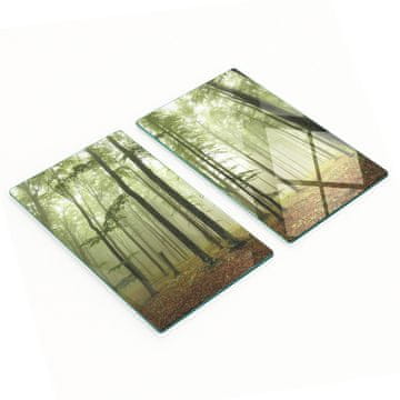 shumee Kuhinjske večnamenske dekorativne steklene plošče Misty Forest 2x30x52 cm