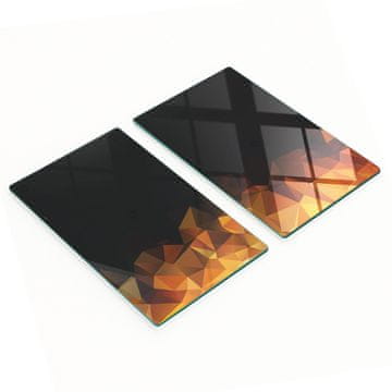 shumee Večnamenske dekorativne steklene plošče za kuhinjo Abstrakcija 2x30x52 cm
