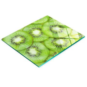 shumee Kuhinjska večnamenska dekorativna deska iz kaljenega stekla Kiwi 60x52 cm