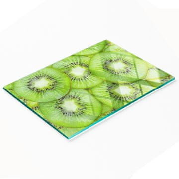 shumee Kuhinjska večnamenska dekorativna deska iz kaljenega stekla Kiwi 80x52 cm