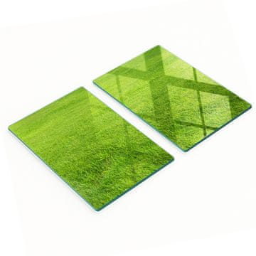 shumee Kuhinjske večnamenske dekorativne steklene plošče Zelena trava 2x40x52 cm