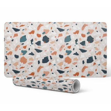 shumee Trpežna protizdrsna podloga za pisalno mizo Terrazzo abstrakcija 120x60 cm