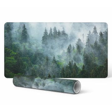shumee Trpežna protizdrsna podloga za pisalno mizo Megleni iglasti gozd 120x60 cm