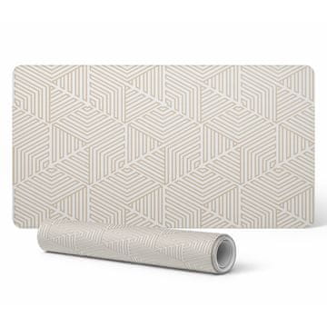 shumee Elegantna geometrijska dekorativna podloga za mizo z labirintom 90x45 cm