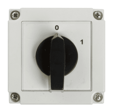 shumee Grebenasto stikalo 0-1 3P 10A v ohišju IP55 4G10-10-PK R014 63-840306-011