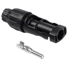 shumee Fotovoltaični moški konektor MC4 2,5-6 mm² IP68 1500V DC morek MAP1006B40