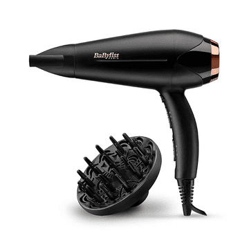 BaByliss Turbo Shine 2200W D570DE sušilnik las z ionizacijo in difuzorjem