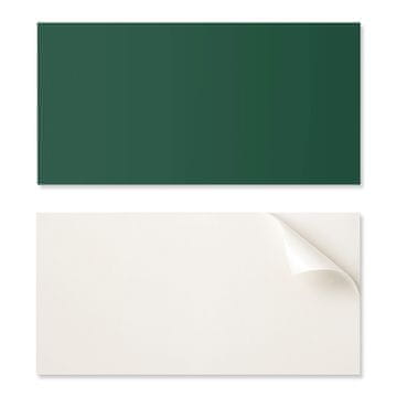 COLORAY Lepljena PVC plošča z motivom, idealna za hodnik 100x50 cm, temno zelena barva