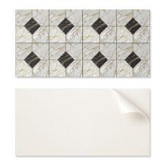 COLORAY Paket vinilnih ploščic za enostavno namestitev, eleganten marmorni vzorec 10x40x20 cm