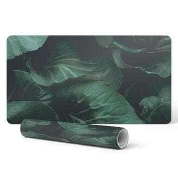 shumee Vinilna podloga za pisalno mizo z elegantnim potiskom listov v senci 120x60 cm