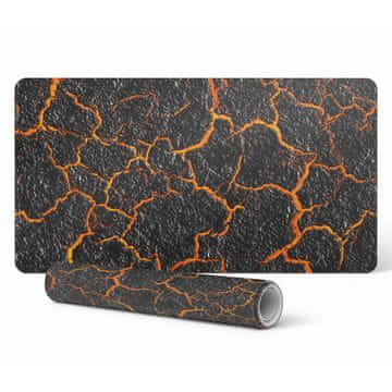 shumee Univerzalna zaščitna podloga za računalniško opremo Cracked Lava 100x50 cm