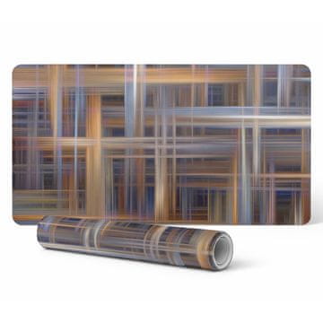 shumee Vinilna podloga za pisalno mizo z geometrijskim potiskom linij 120x60 cm