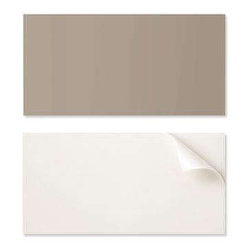 COLORAY Samolepilna dekoracija z grafiko za pisarno ali delovno sobo 120x60 cm rjave barve