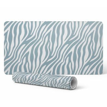 shumee Nedrseča zaščitna podloga za pisalno mizo z zebrastim potiskom 90x45 cm