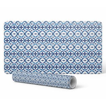 shumee Nedrseča podloga za pisalno mizo z retro geometrijskim vzorcem 90x45 cm