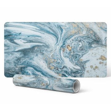 shumee Podloga za pisalno mizo Marble Waves za tipkovnico in dodatke 120x60 cm