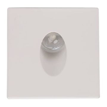 Ideus LED stopniščna svetilka 3W 86lm 4000K kvadratna bela zumrut Ideus 02616