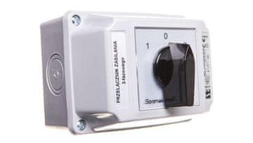 shumee Grebenasto stikalo za omrežni generator 3P 16A v ohišju ŁK16R-3.8380OB2