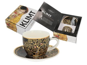 Carmani Skodelica s krožnikom za espresso - G. Klimt, Drevo življenja (carmani)