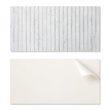 COLORAY Samolepilna vinilna stenska dekoracija 120x60 cm navpična lesena tabla