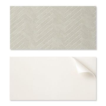 COLORAY Vinilne stenske ploščice z vzorcem ribje kosti za jedilnico 6x60x30 cm