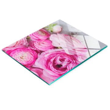 shumee Kuhinjska večnamenska dekorativna tabla utrjene divje vrtnice 60x52 cm