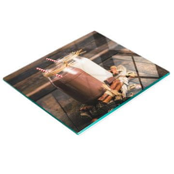 shumee Večnamenska dekorativna steklena tabla za koktajle v kozarcih 60x52 cm