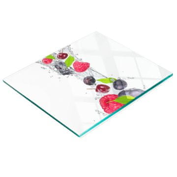 shumee Kuhinjska večnamenska dekorativna utrjena tabla Sadje in voda 60x52 cm