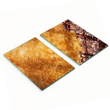shumee Kuhinjske večnamenske dekorativne steklene deske Kavna zrna 2x40x52 cm