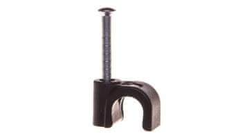 OBO BETTERMANN Držalo kabla ISO 7 mm z žebljem 2x35 mm 2007 25 SW 2232146 /100 kosov/