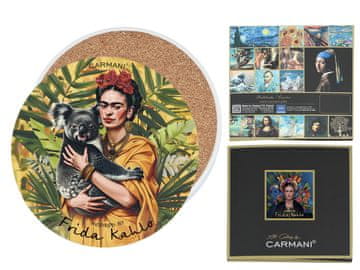 Carmani Keramični podstavek, okrogel - Navdihnjen s slikami F. Kahlo (carmani)