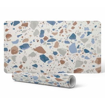 shumee Zaščitna vinilna podloga za podjetja in pisarne Terrazzo v pastelnih barvah 100x50 cm