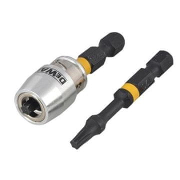 Stanley Dewalt udarni nastavek T20x50 /2 kosa + magnetno držalo Extreme Impact Torsion