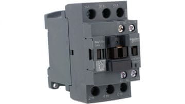 Schneider Kontaktor Easy TeSys Control AC-3, 38 A, 3P (1 NC), tuljava 24 V DC LC1E3801BD