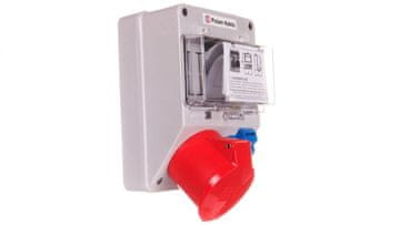 shumee Komplet napajalnika 32A/400V 5P + 10/16A 250V + odcepna plošča 5x6mm2 6265-130