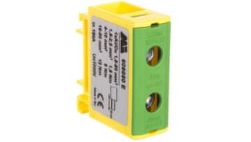 shumee Enotirni konektor zbiralke 1,5-50 mm2 rumeno-zelen evro OTL 50 1xAl/Cu 606050E