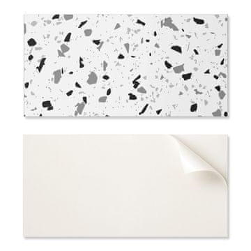 COLORAY Samolepilna PVC jedilniška plošča z grafiko 120x60 cm abstraktni vzorec kamna