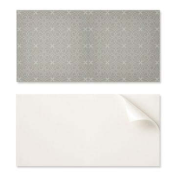 COLORAY Samolepilne vinilne stenske ploščice z geometrijskim cvetličnim vzorcem 6x60x30 cm