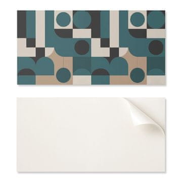 COLORAY Samolepilna vinilna kuhinjska plošča 100x50 cm Abstraktne oblike in oblike