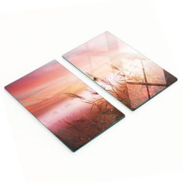 shumee Kuhinjske večnamenske dekorativne steklene plošče Jutranja meglica 2x30x52 cm