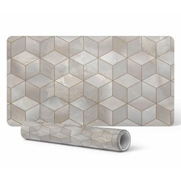shumee Dizajnerska zaščitna podloga za prenosnik z geometrijskim 3D vzorcem 90x45 cm