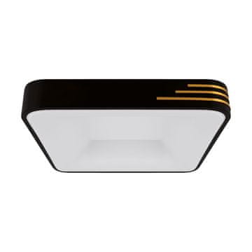 Ideus LED stropna svetilka 24W 2970lm 4200K črno-zlata kvadratna librus Ideus 04167