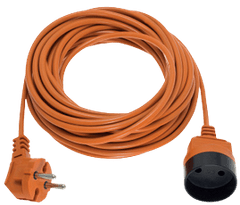 shumee Vrtni podaljšek 40 m 1 vtičnica b/u 10A 2x1 OMY IP20 oranžen Elgotech PK-1040